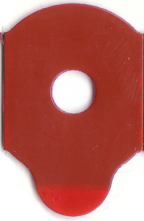 RED FIVE | Klebepad halboval | Durchmesser 20 mm